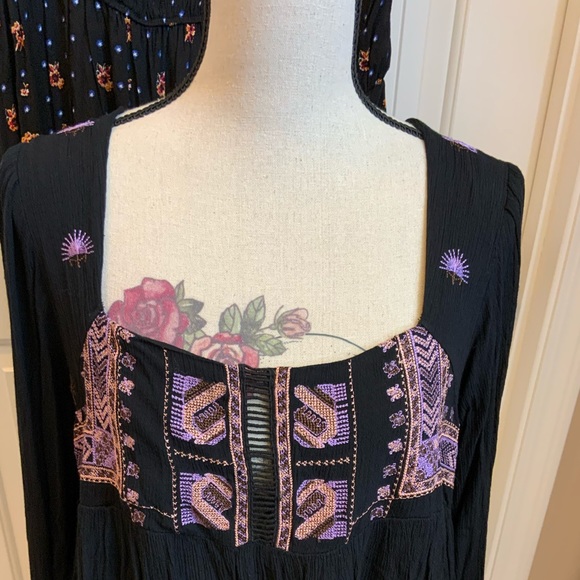 NEW Free People Rhiannon Embroidered Dress, small - Picture 3 of 11